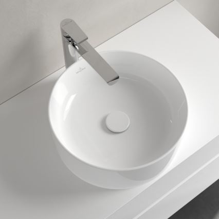 Villeroy & Boch 4A1840R1 - Virsmā uzstādamā izlietne COLLARO Ø 40 cm keramika/balta