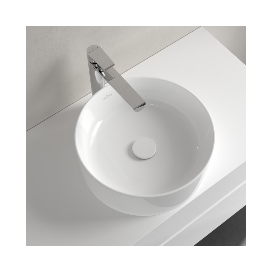 Villeroy & Boch 4A1840R1 - Virsmā uzstādamā izlietne COLLARO Ø 40 cm keramika/balta