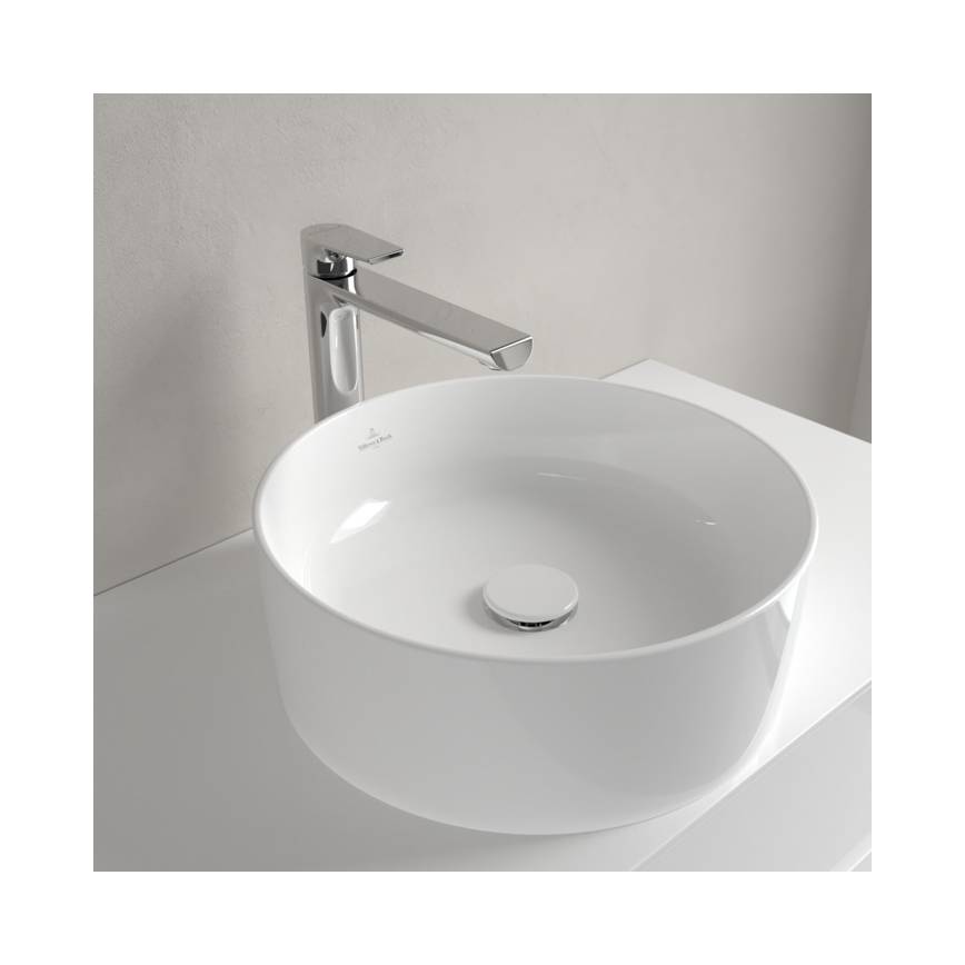 Villeroy & Boch 4A1840R1 - Virsmā uzstādamā izlietne COLLARO Ø 40 cm keramika/balta