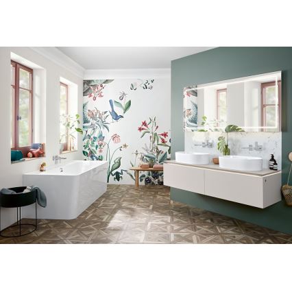 Villeroy & Boch 4A195601 - COLLARO uz virsmas uzstādāma keramiska izlietne 56x36 cm, balta