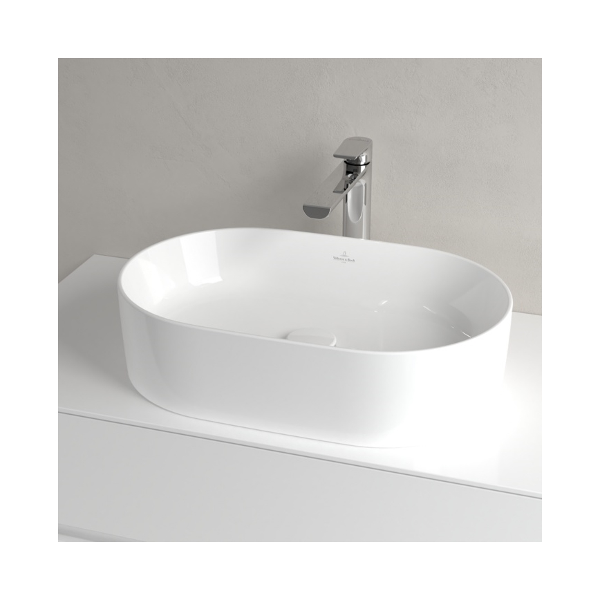 Villeroy & Boch 4A1956R1 - Virsmā uzstādāma izlietne COLLARO 56x36 cm keramika/balta