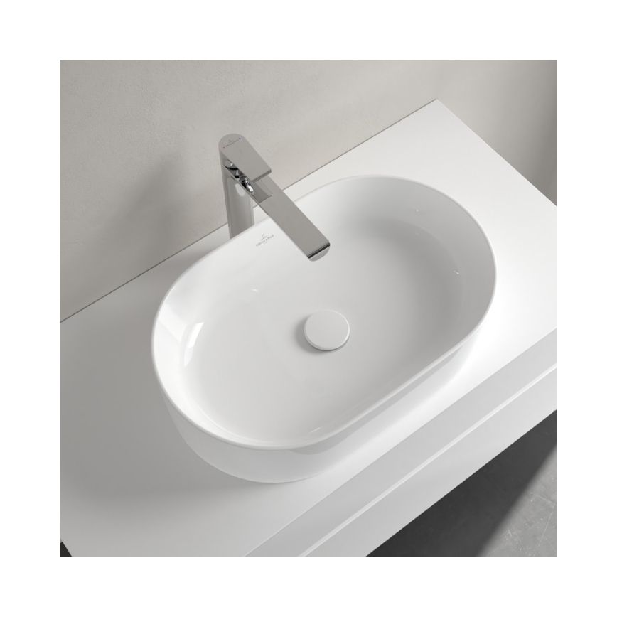 Villeroy & Boch 4A1956R1 - Virsmā uzstādāma izlietne COLLARO 56x36 cm keramika/balta