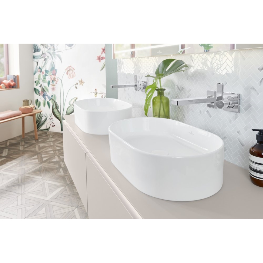 Villeroy & Boch 4A1956R1 - Virsmā uzstādāma izlietne COLLARO 56x36 cm keramika/balta