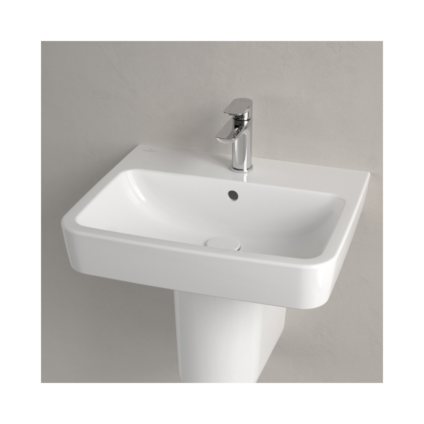 Villeroy & Boch 4A415501 - Sienas piestiprināma izlietne O.NOVO 55x46 cm keramika/balta