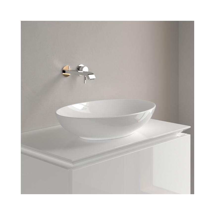 Villeroy & Boch 4A4701R1 - Uz virsmas uzstādāma izlietne LOOP&FRIENDS 56x38 cm keramika/balta