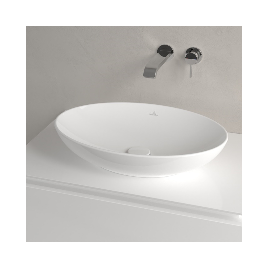 Villeroy & Boch 4A4701R1 - Uz virsmas uzstādāma izlietne LOOP&FRIENDS 56x38 cm keramika/balta