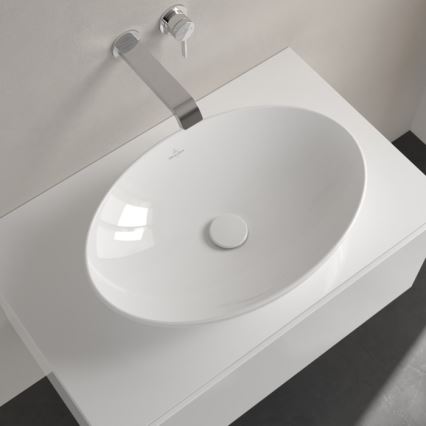 Villeroy & Boch 4A4701R1 - Uz virsmas uzstādāma izlietne LOOP&FRIENDS 56x38 cm keramika/balta
