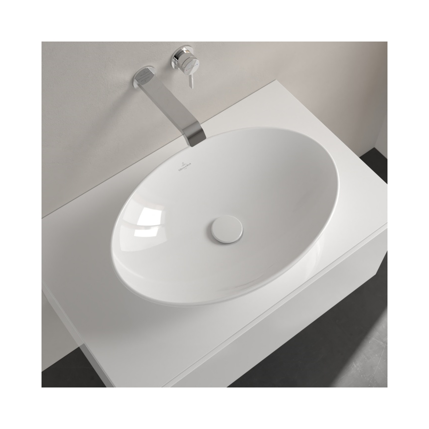 Villeroy & Boch 4A4701R1 - Uz virsmas uzstādāma izlietne LOOP&FRIENDS 56x38 cm keramika/balta