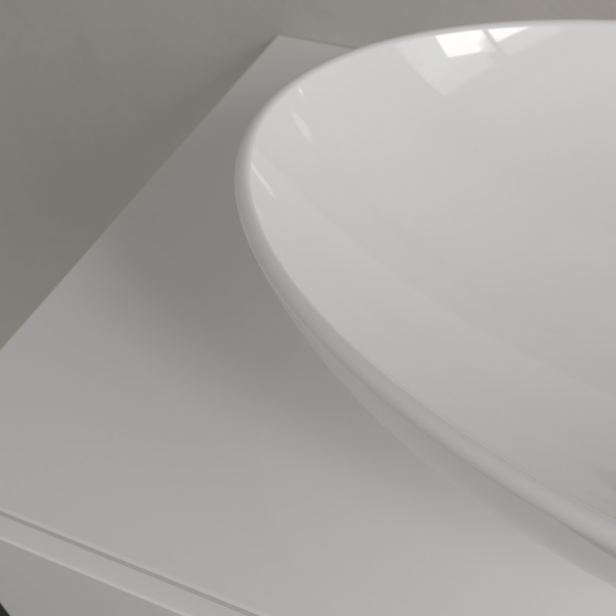 Villeroy & Boch 4A4701R1 - Uz virsmas uzstādāma izlietne LOOP&FRIENDS 56x38 cm keramika/balta