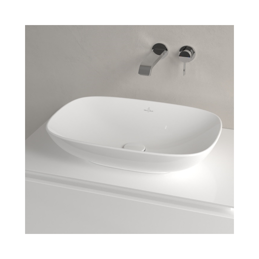 Villeroy & Boch 4A490001 - Uz virsmas uzstādāma izlietne LOOP&FRIENDS 56x38 cm keramikа/balta