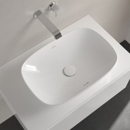 Villeroy & Boch 4A490001 - Uz virsmas uzstādāma izlietne LOOP&FRIENDS 56x38 cm keramikа/balta