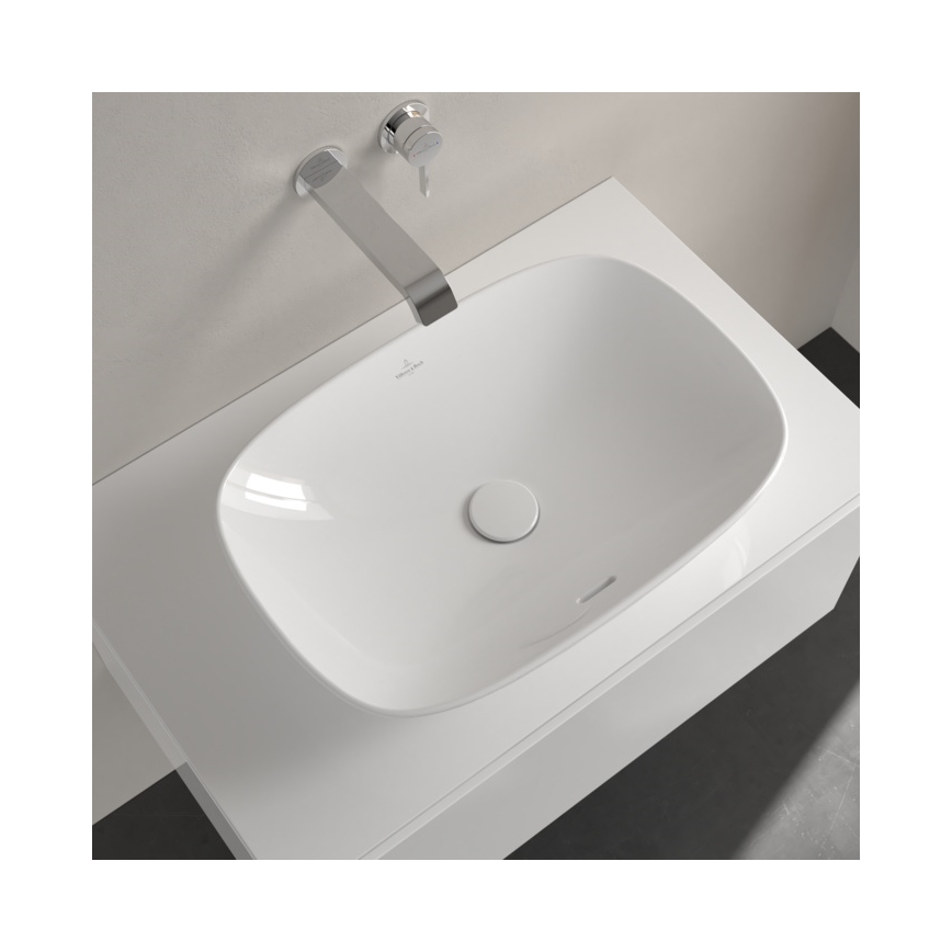 Villeroy & Boch 4A490001 - Uz virsmas uzstādāma izlietne LOOP&FRIENDS 56x38 cm keramikа/balta