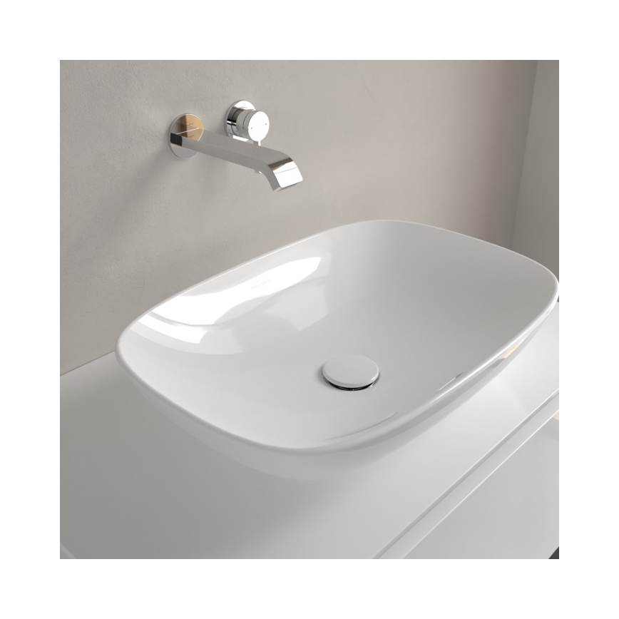 Villeroy & Boch 4A490001 - Uz virsmas uzstādāma izlietne LOOP&FRIENDS 56x38 cm keramikа/balta