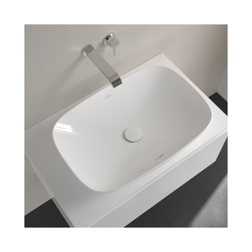 Villeroy & Boch 4A500001 - Virsmas uzstādāma izlietne LOOP&FRIENDS 62x42 cm keramika/balta