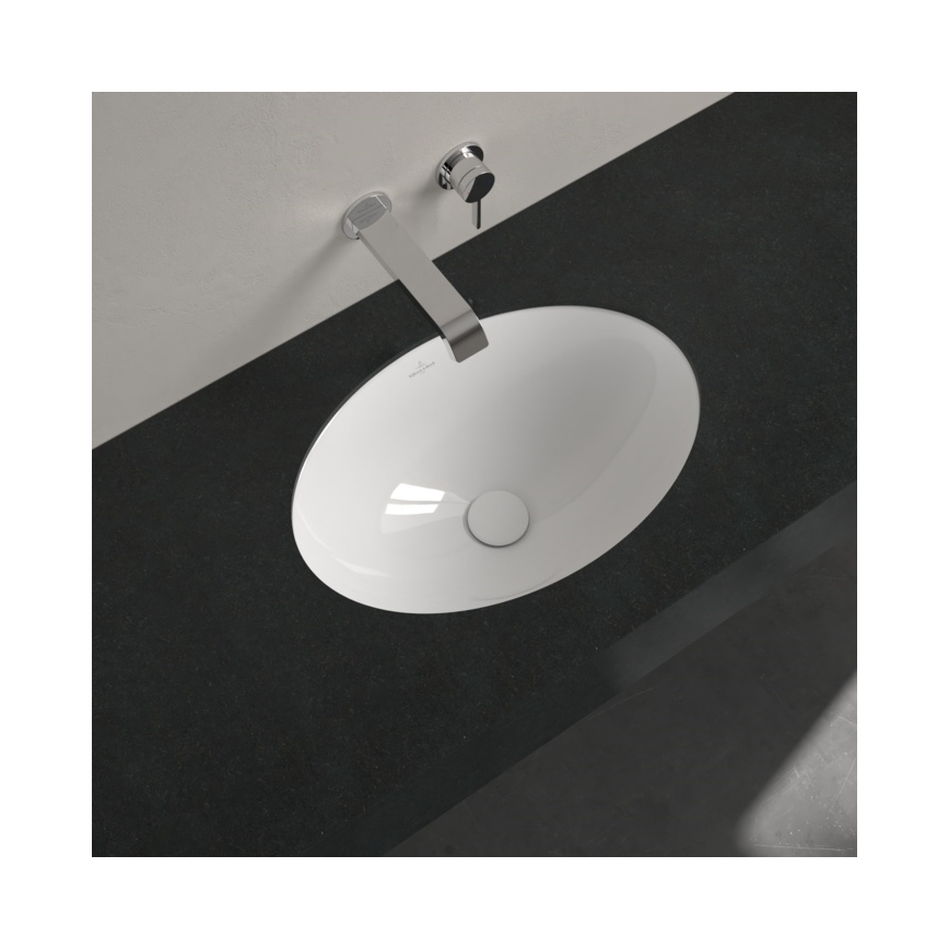 Villeroy & Boch 4A540001 - Iebūvējama izlietne LOOP&FRIENDS 48,5x32,5 cm keramika/balta