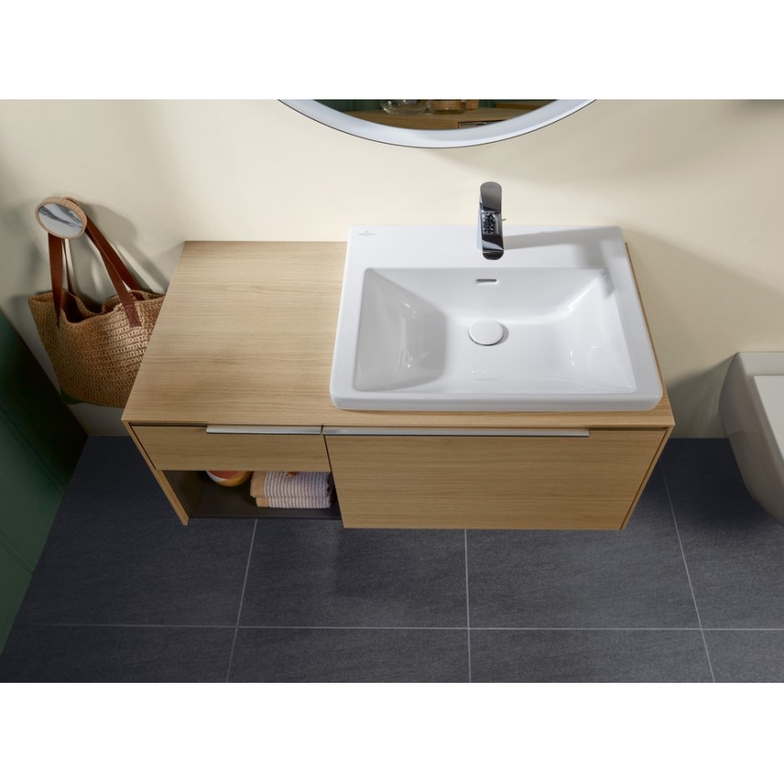 Villeroy & Boch 4A706001 - Sienai piestiprināma izlietne SUBWAY 3.0 60x47 cm keramika/balta