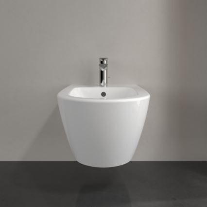 Villeroy & Boch 540000R1 - Sienas piestiprināms bidē SUBWAY 2.0 37x56,5 cm keramika/balta