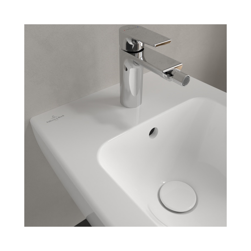 Villeroy & Boch 540000R1 - Sienas piestiprināms bidē SUBWAY 2.0 37x56,5 cm keramika/balta