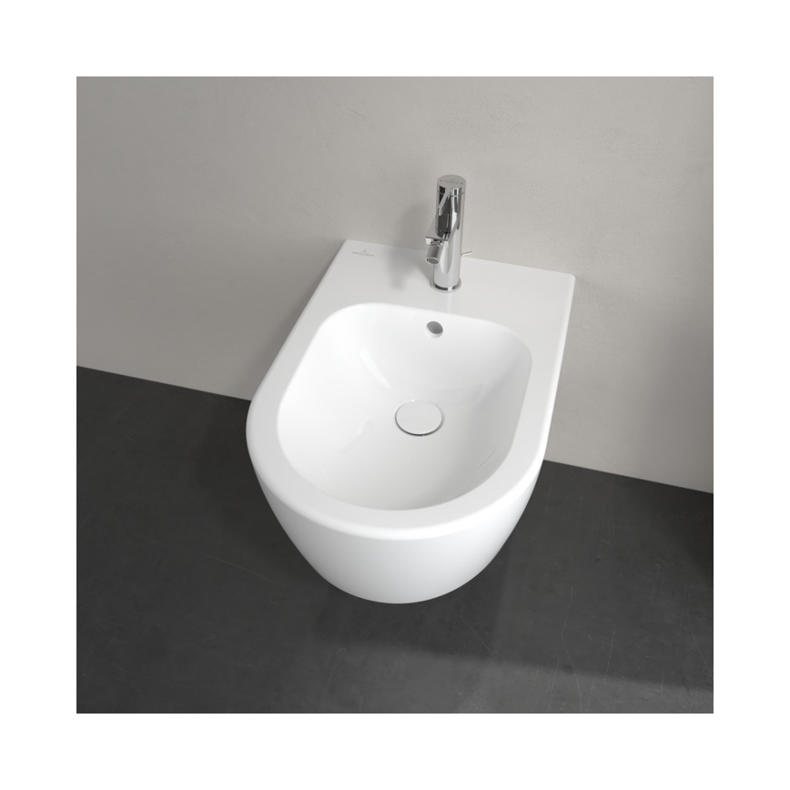 Villeroy & Boch 54050001 - AVENTO sienas piestiprināms bide, keramika/balta