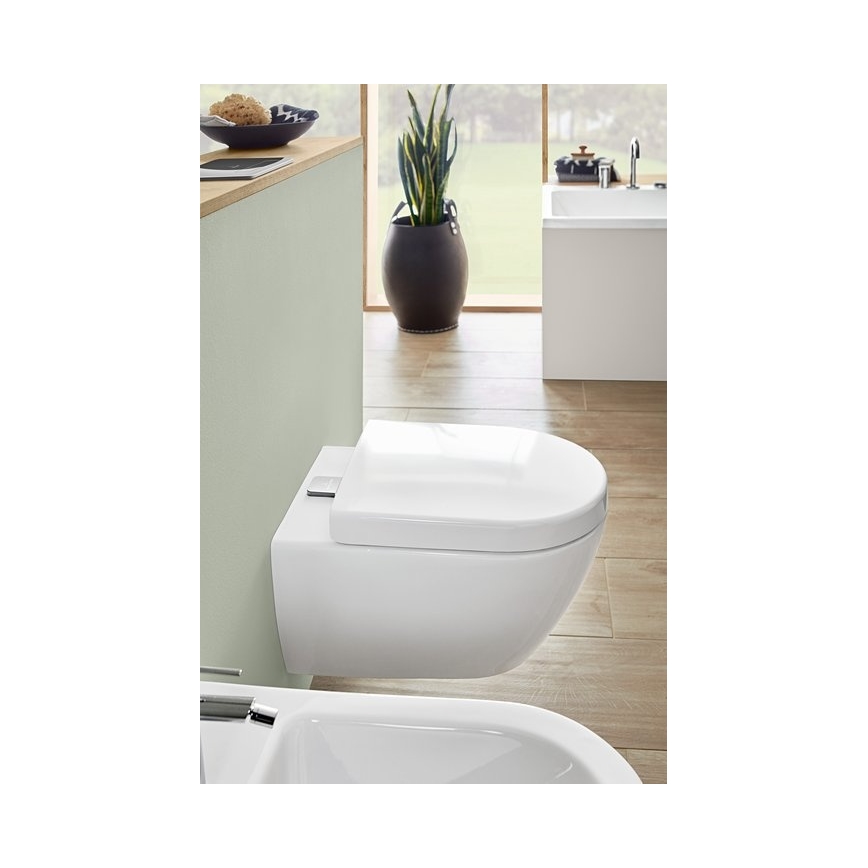 Villeroy & Boch 5614A1T2 - Sienas piestiprināms WC SUBWAY 2.0 keramika/balta