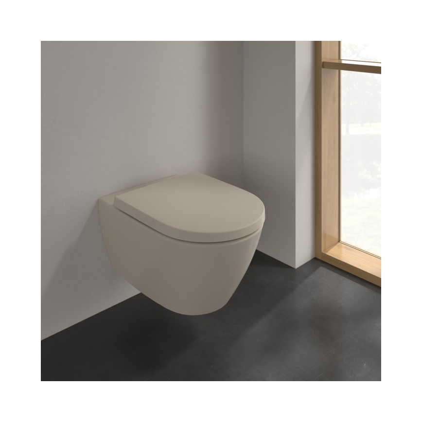 Villeroy & Boch 5614R0AM - Karājams WC SUBWAY 2.0 keramika/bēšs