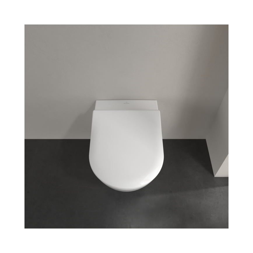 Villeroy & Boch 5614R201 - Pakarināmais WC ar SoftClose sēdekli SUBWAY 2.0 keramika/balts