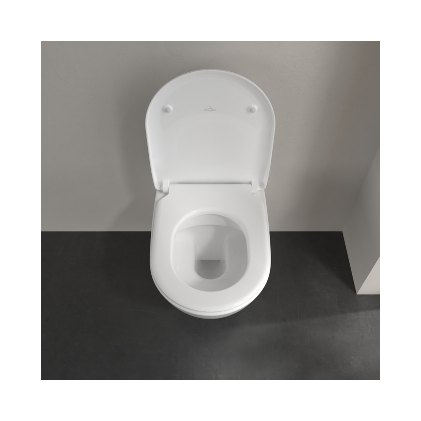 Villeroy & Boch 5614R201 - Pakarināmais WC ar SoftClose sēdekli SUBWAY 2.0 keramika/balts