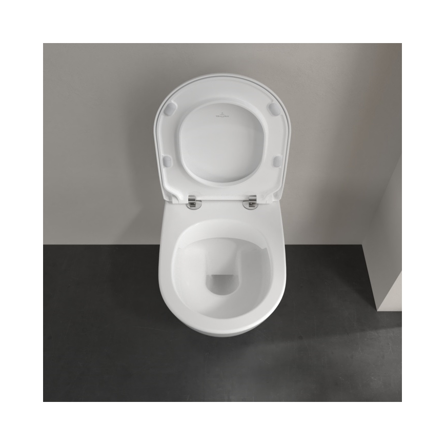 Villeroy & Boch 5614R201 - Pakarināmais WC ar SoftClose sēdekli SUBWAY 2.0 keramika/balts
