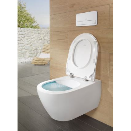 Villeroy & Boch 5614R2R1 - Karājams WC pods ar SoftClose sēdekli SUBWAY 2.0 keramika/balta