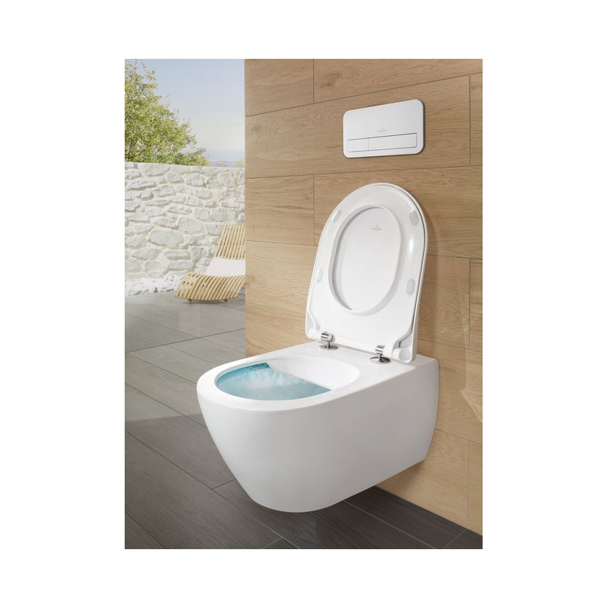 Villeroy & Boch 5614R2R1 - Karājams WC pods ar SoftClose sēdekli SUBWAY 2.0 keramika/balta