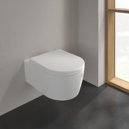 Villeroy & Boch 5656HR01 - Karājošais WC ar SoftClose sēdekli AVENTO keramika/balta