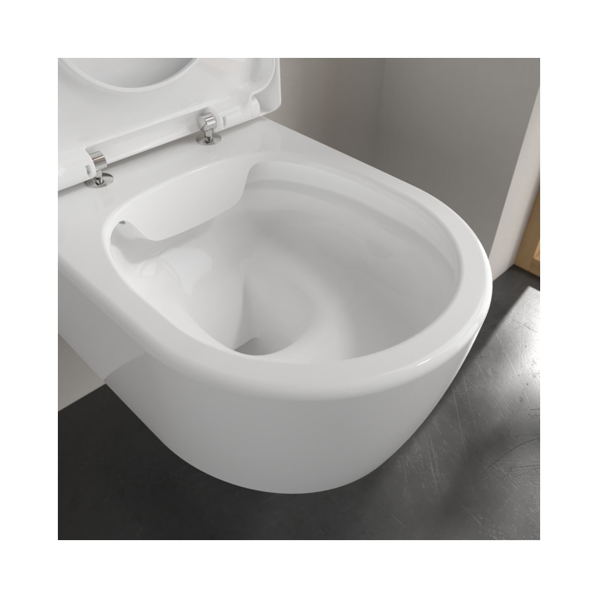 Villeroy & Boch 5656HR01 - Karājošais WC ar SoftClose sēdekli AVENTO keramika/balta