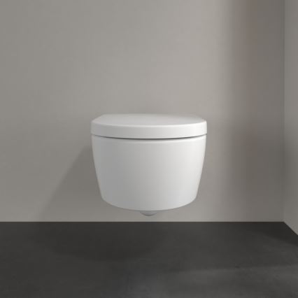 Villeroy & Boch 5656HRRW - Pakarināms WC ar SoftClose AVENTO sēdekli, keramika/balts