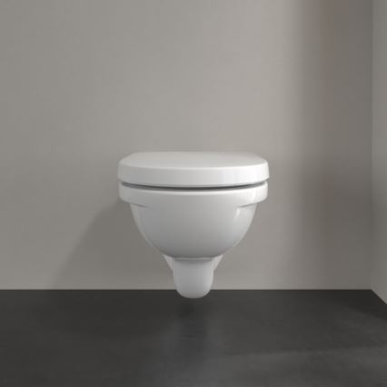 Villeroy & Boch 5660H101 - Sienas tualetes pods ar sēdekli O.NOVO keramika/balta