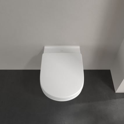 Villeroy & Boch 5660H101 - Sienas tualetes pods ar sēdekli O.NOVO keramika/balta
