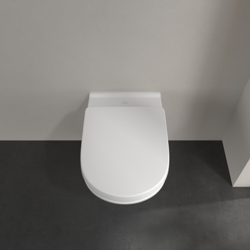 Villeroy & Boch 5660H101 - Sienas tualetes pods ar sēdekli O.NOVO keramika/balta