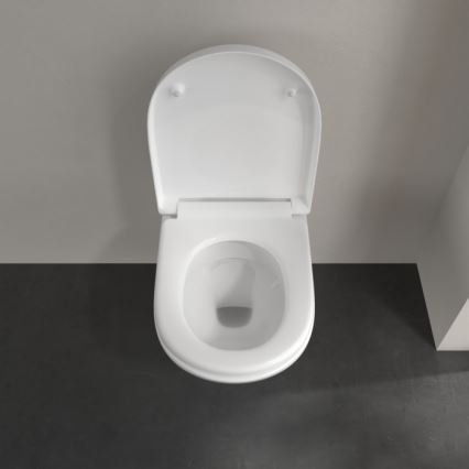 Villeroy & Boch 5660H101 - Sienas tualetes pods ar sēdekli O.NOVO keramika/balta