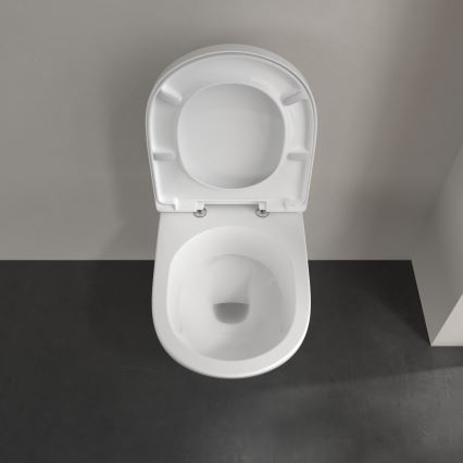 Villeroy & Boch 5660H101 - Sienas tualetes pods ar sēdekli O.NOVO keramika/balta