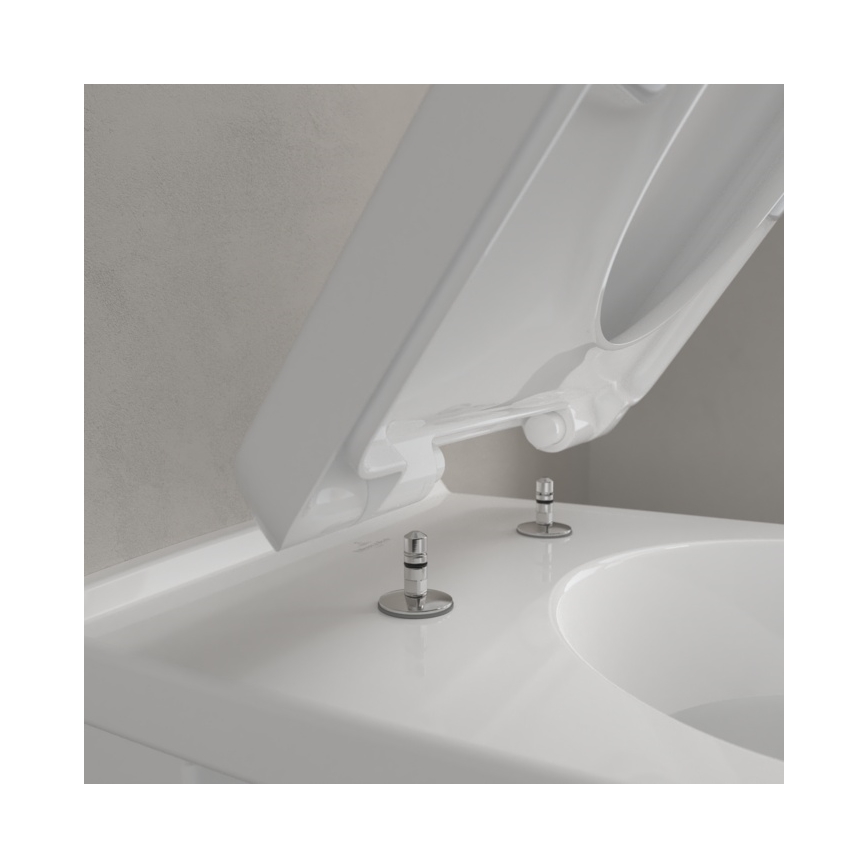 Villeroy & Boch 5660H101 - Sienas tualetes pods ar sēdekli O.NOVO keramika/balta