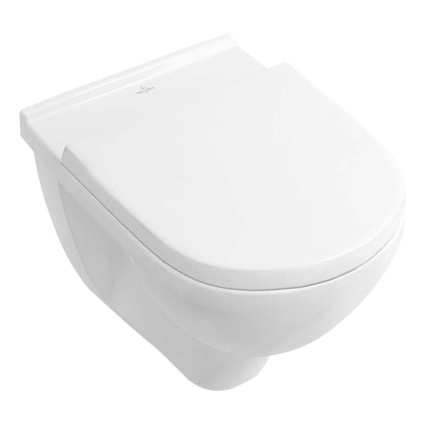 Villeroy & Boch 5660HR01 - Karājams WC pods ar SoftClose sēdekli O.NOVO, keramika/balta