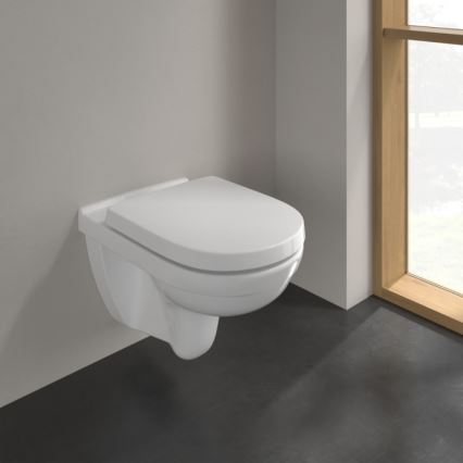 Villeroy & Boch 5660HR01 - Karājams WC pods ar SoftClose sēdekli O.NOVO, keramika/balta