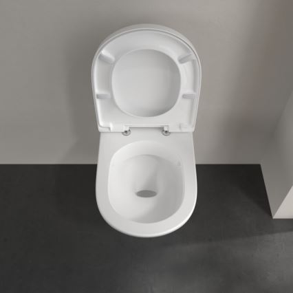 Villeroy & Boch 5660HR01 - Karājams WC pods ar SoftClose sēdekli O.NOVO, keramika/balta