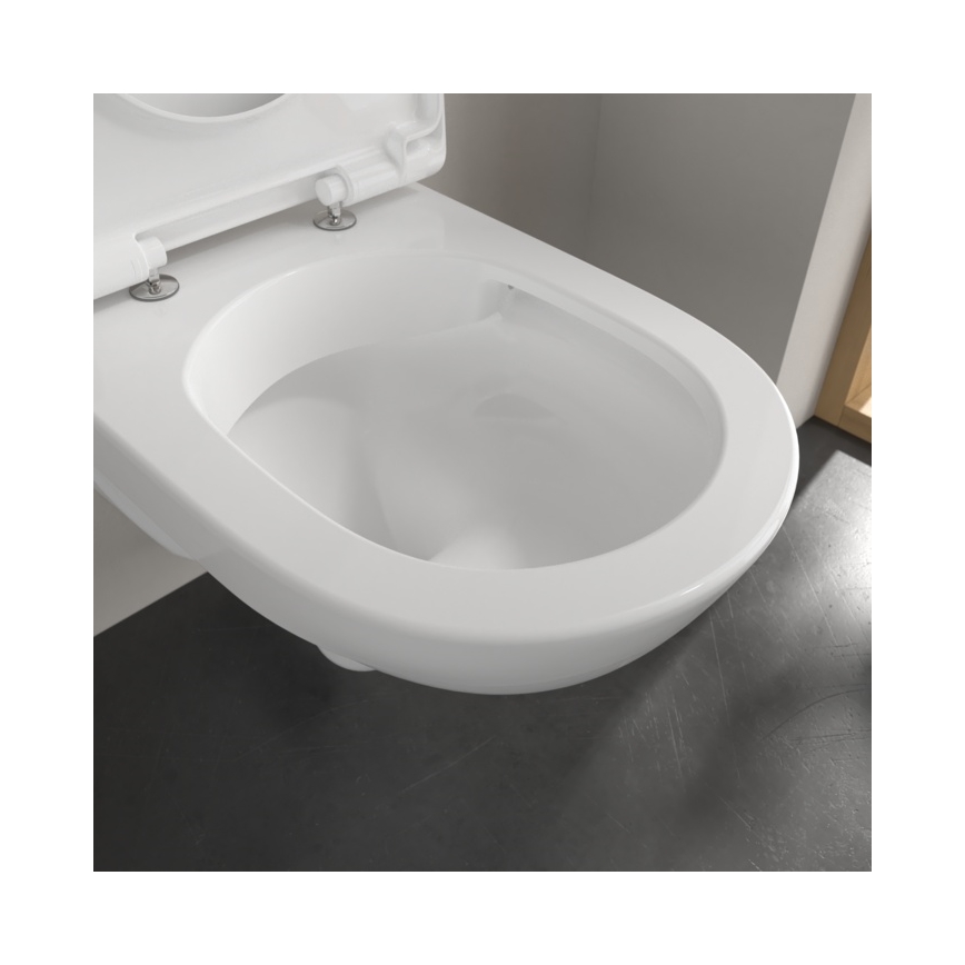 Villeroy & Boch 5660HR01 - Karājams WC pods ar SoftClose sēdekli O.NOVO, keramika/balta