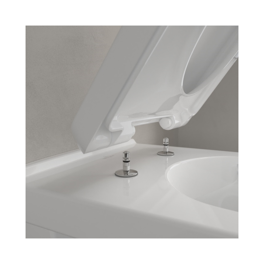 Villeroy & Boch 5660HR01 - Karājams WC pods ar SoftClose sēdekli O.NOVO, keramika/balta