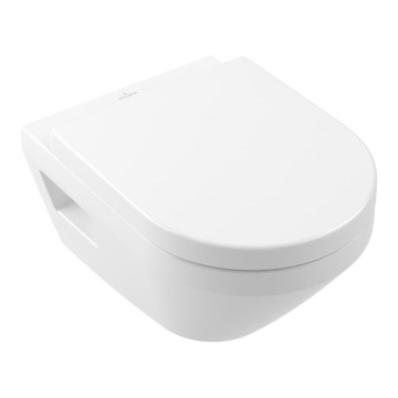 Villeroy & Boch 5684CLR1 - Karājamais tualetes pods ar SoftClose sēdekli ARCHITECTURA keramika/balta