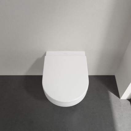 Villeroy & Boch 5684HRR1 - sienas WC ar SoftClose sēdekli ARCHITECTURA keramika/balta