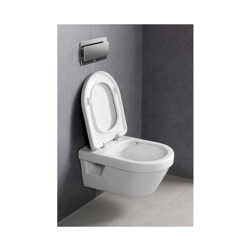 Villeroy & Boch 5684HRR1 - sienas WC ar SoftClose sēdekli ARCHITECTURA keramika/balta
