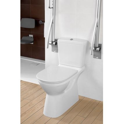 Villeroy & Boch 5760G101 - skalošanas kombinētā WC tvertne O.NOVO, aizmugurējā/pusējā pievade, balta