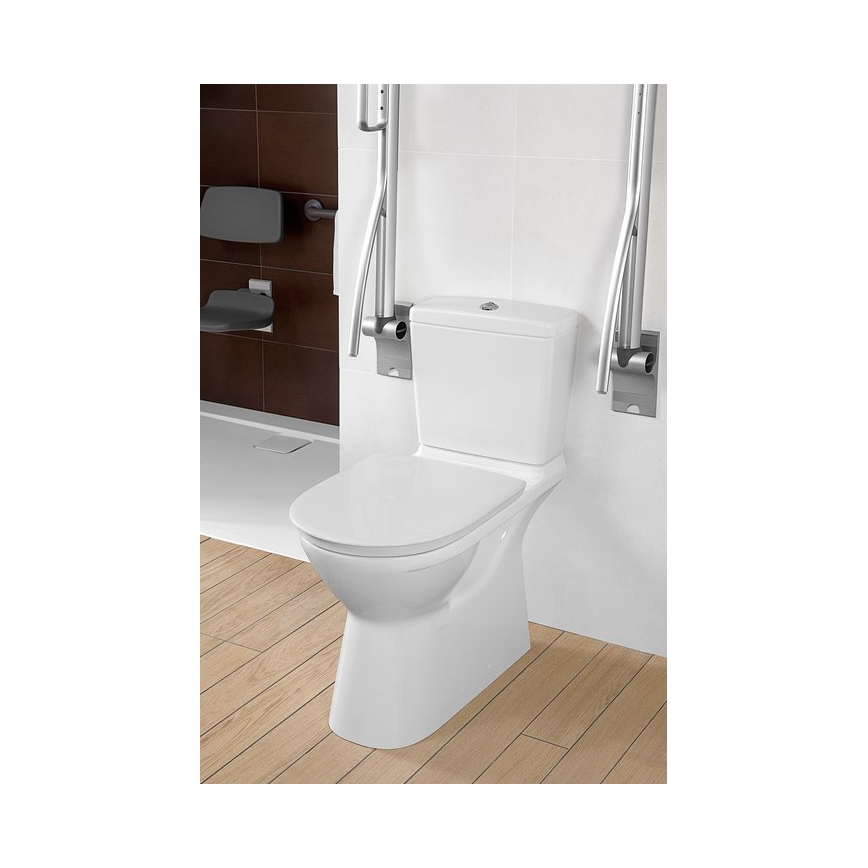 Villeroy & Boch 5760G101 - skalošanas kombinētā WC tvertne O.NOVO, aizmugurējā/pusējā pievade, balta