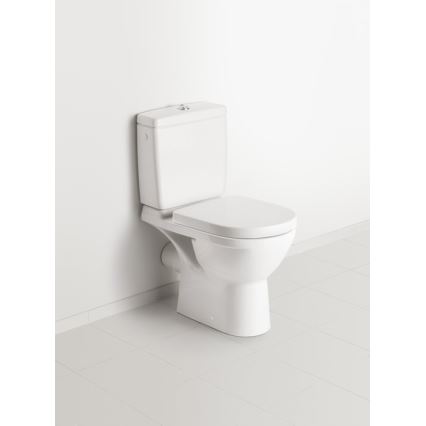Villeroy & Boch 5788S101 - Kombinētā skalošanas WC tvertne O.NOVO, aizmugures/sānu pieslēgums, balta